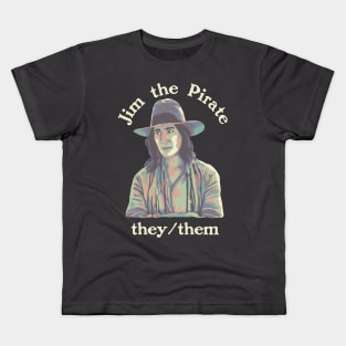 Jim The Pirate (They/Them) - Our Flag Means Death Kids T-Shirt